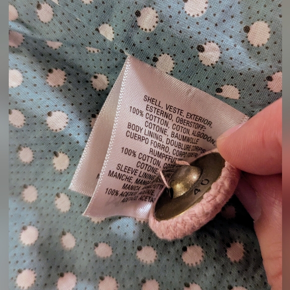 Anthropologie Electric Love Light Textured Petal Jacket in Pink Size US 2 - Picture 13 of 16